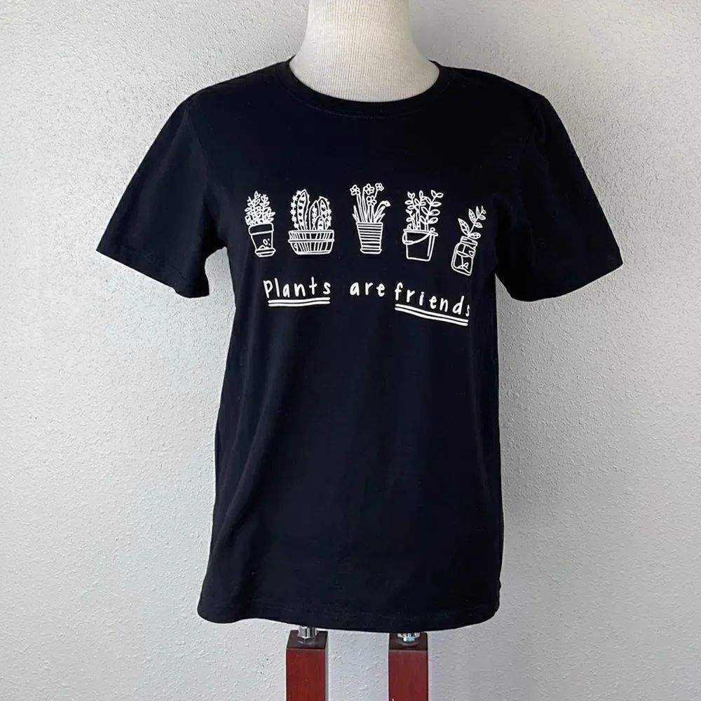 Plants are Friends Short Sleeve T-Shirt by Y Size M EUC